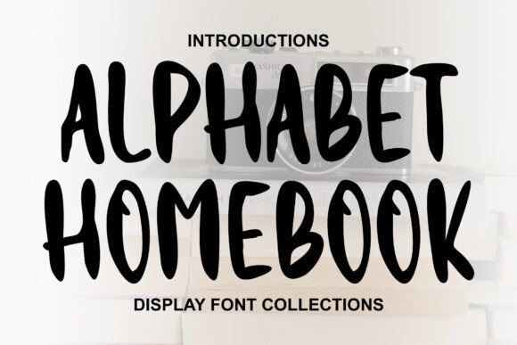 Alphabet Homebook: A Script Font That Feels Like a Crafted Invitation