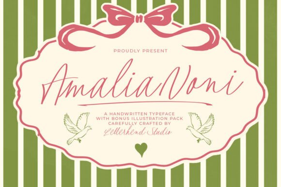 Amalia Noni: A Charming Handwritten Font for Crafted Products