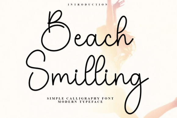Beach Smilling: A Friendly Font for Editorial Warmth