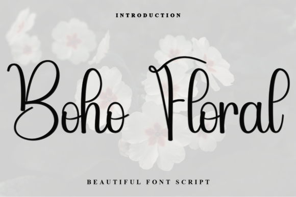 Boho Floral Font: A Creative Companion for Your Handmade Projects