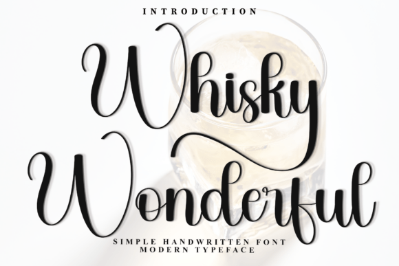 Choosing Whisky Wonderful Font to Give Your Brand a Festive Sparkle
