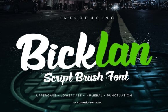 Discovering Bicklan: A Handwritten Script Font for Editorial Storytelling