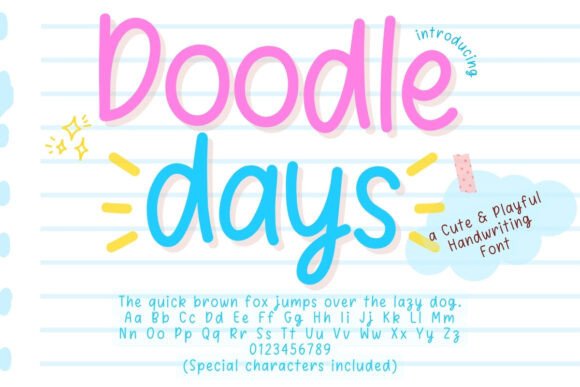 Doodle Days Font: A Playful Tool for Editorial Mood