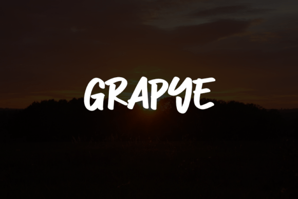 Grapye: A Modern Script with Welcoming Character