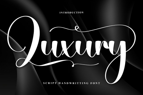 Luxury: A Minimal Handwriting Font for Modern Brand Identity