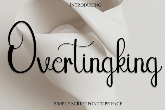 Overtinking: A Warm Handwritten Font for Welcoming Websites