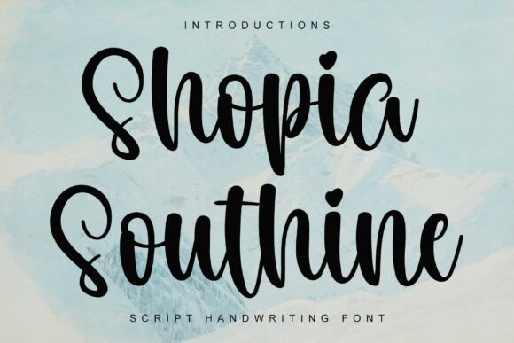 Shop Southine: A Script Font for Confident Editorial Design