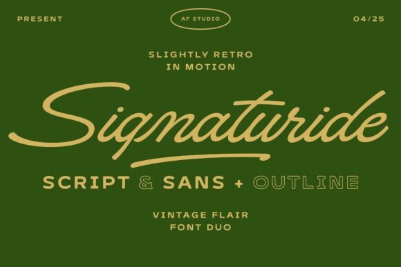 Signaturide: A Versatile Font for Editorial Design