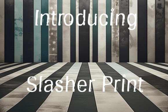 Slasher Print: A Versatile Font for Real Business Branding