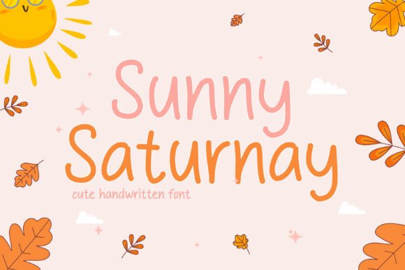 Sunny Saturnay: A Handwritten Font for Modern Marketing