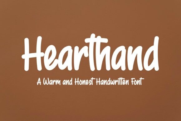 The Hearthand Font: A Personal Touch for Editorial Design