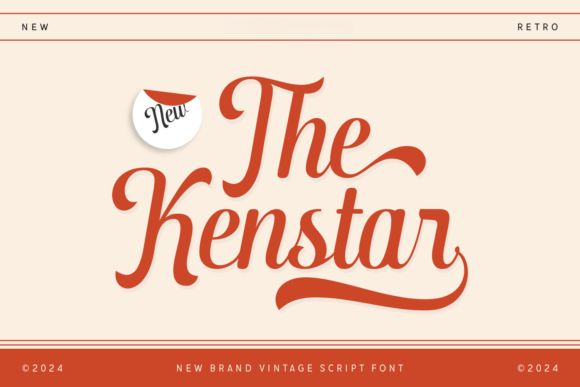 The Kenstar Font: A Vintage Script with Modern Sophistication