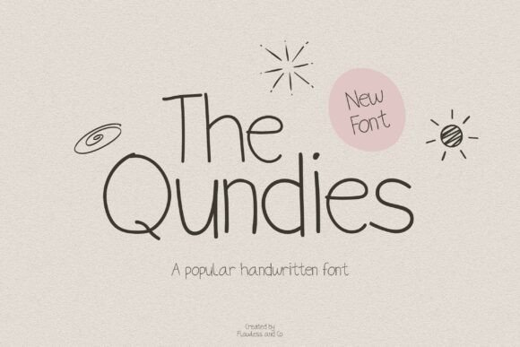 The Qundies: A Font That Makes Your Business Branding Feel Handwritten and Real
