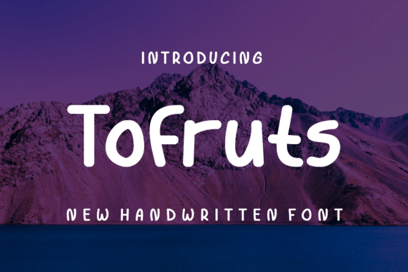 Tofruts: A Bold Display Font for Modern Web Design