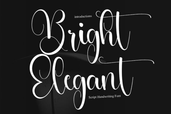 Using Bright Elegant Script Font in Real Branding Projects